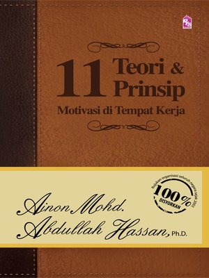 cover image of 11 Teori Dan Prinsip Motivasi Di Tempat Kerja